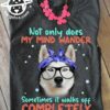 Not only does my mind wander sometimes it walks off completely - Husky with glasses