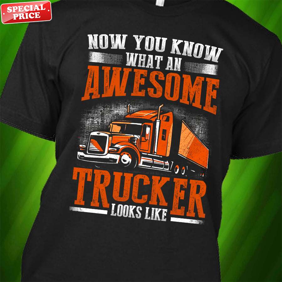 Now you know what an awesome trucker looks like - Truck driver