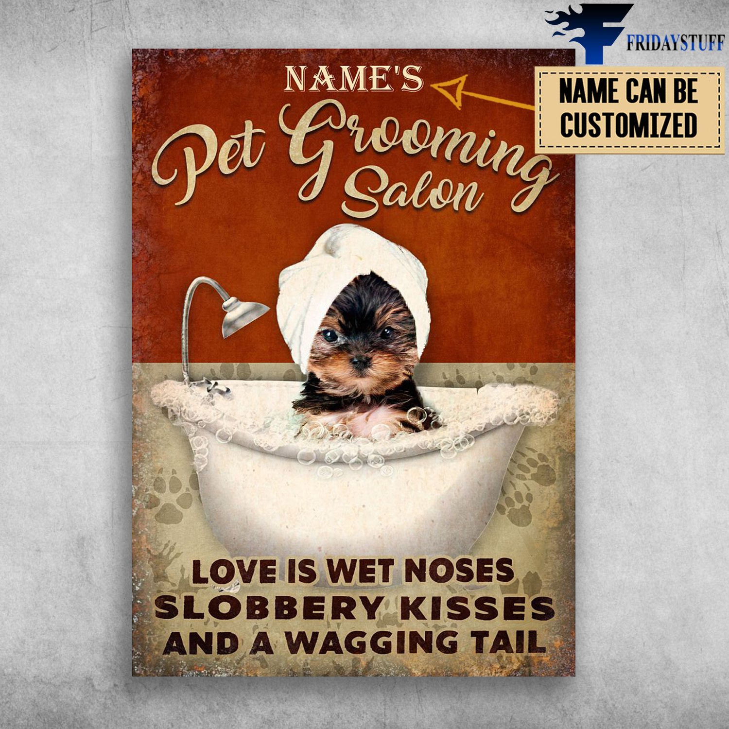 Pet Grooming Salon, Love Is Whet Noses, Slobbery Kisses, And A Wagging Tail