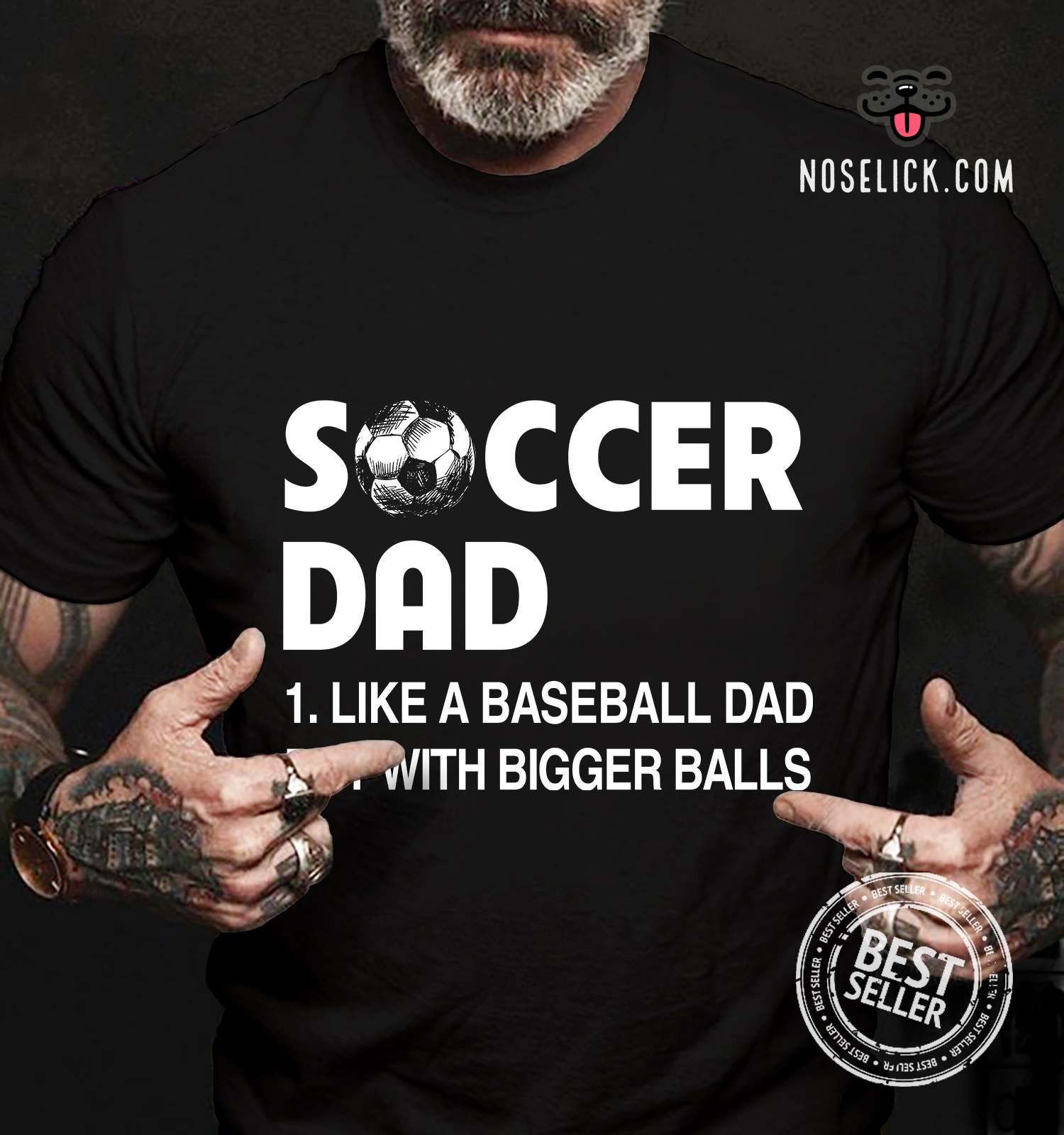 Soccer dad like a baseball dad but with bigger balls - Baseaball and soccer