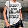 Some girls love motorcycle and tattoo - Motorcycle lover