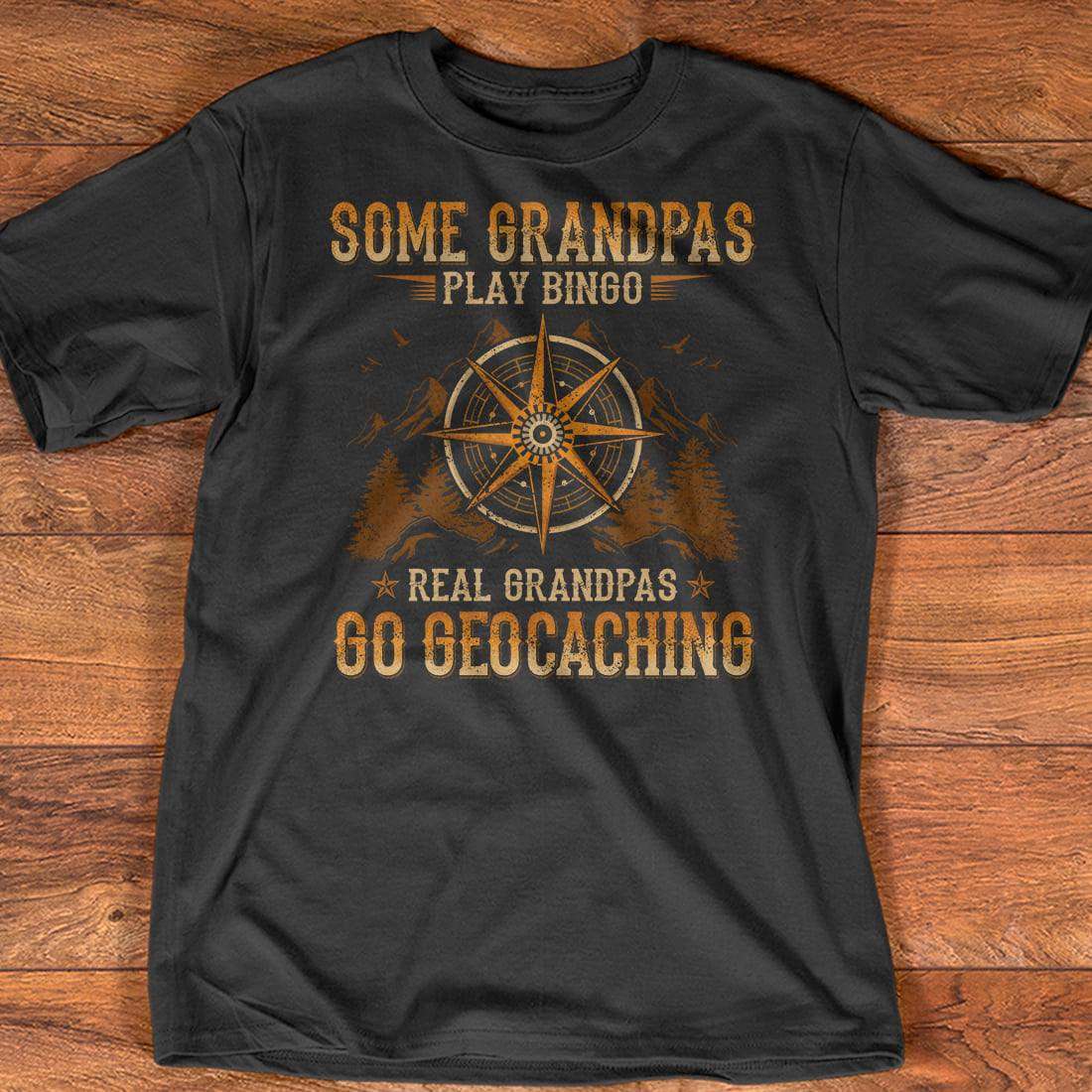 Some grandpas play bingo real grandpas go geocaching - The compass