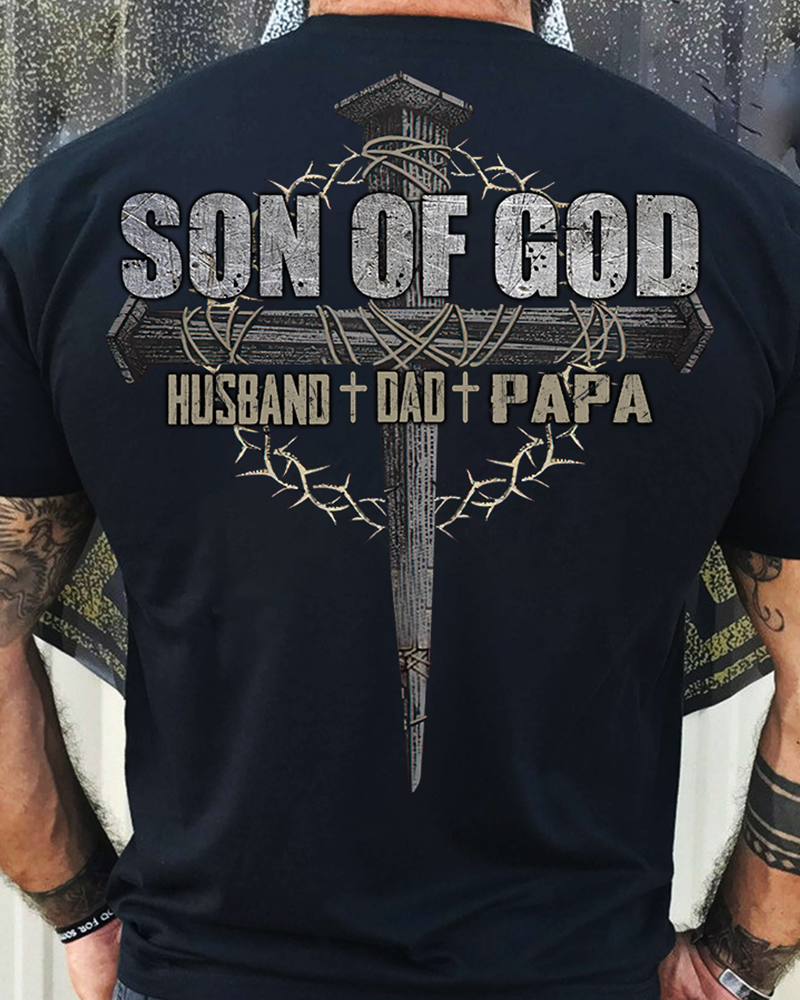 Son of god husband dad papa - Father's day gift