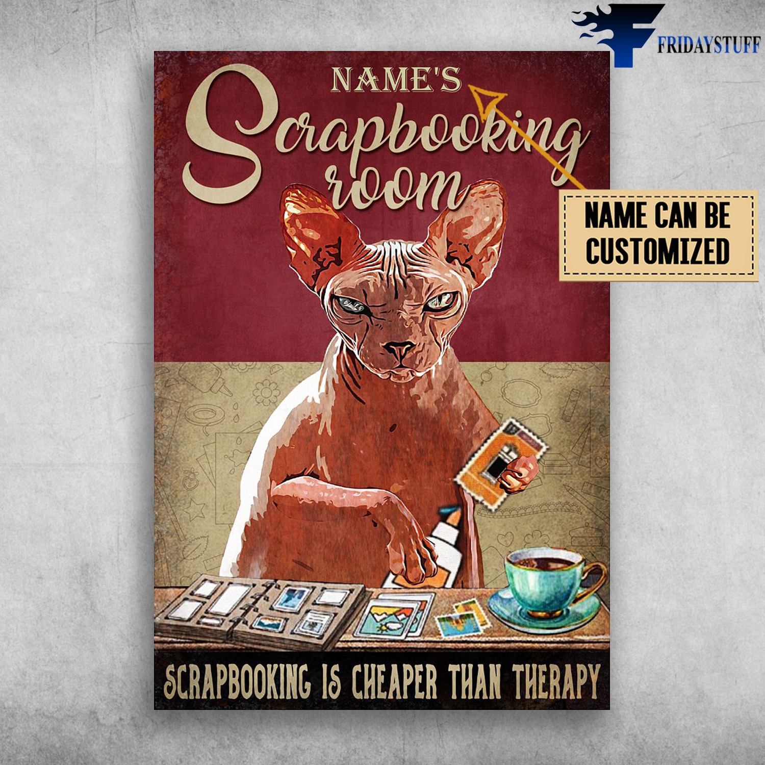 Sphynx Cat, Scrapbooking Room, Scrapbooking Is Cheaper Than Therapy