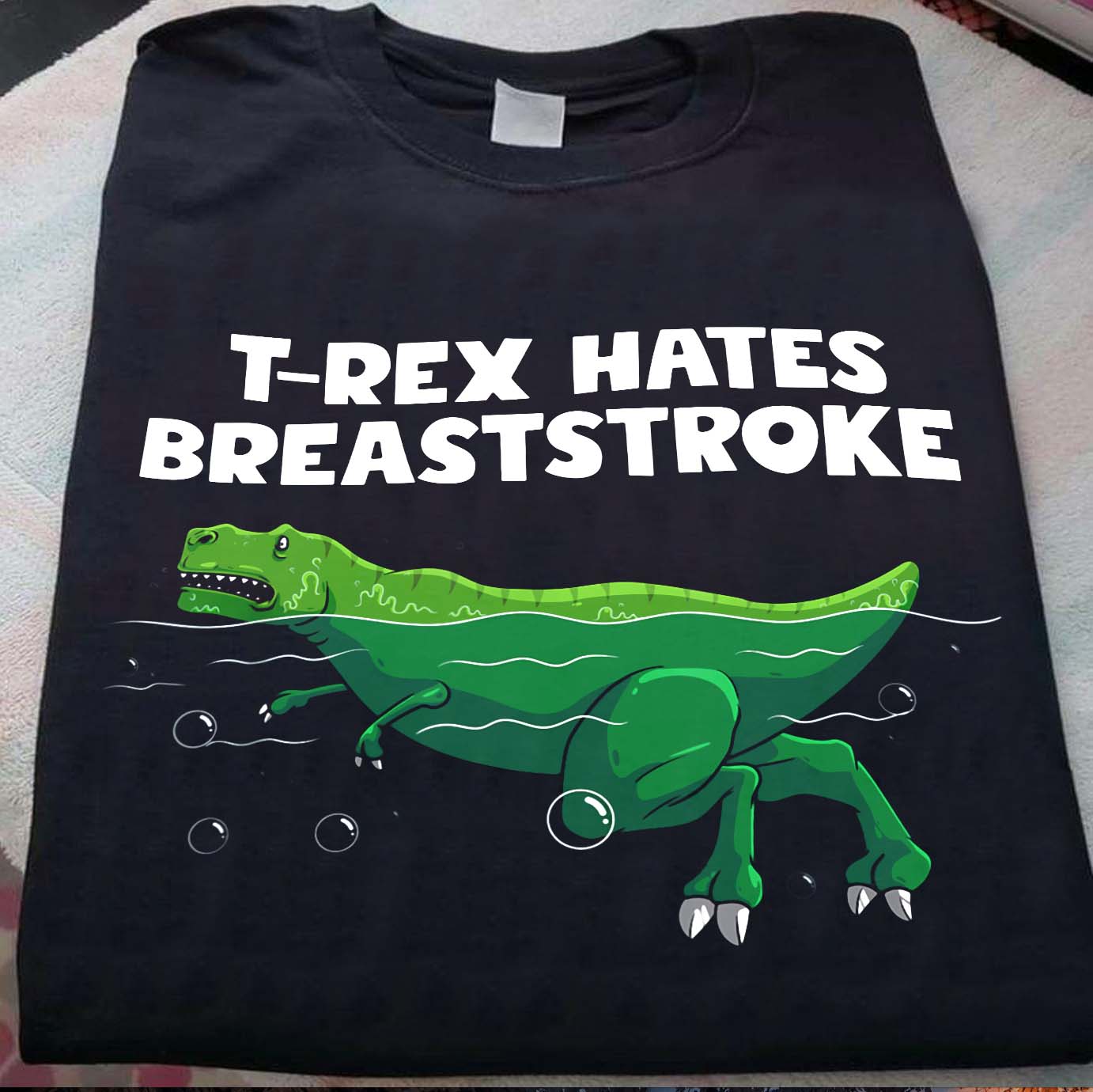 T-rex hates breaststroke - Dinosaur swimming