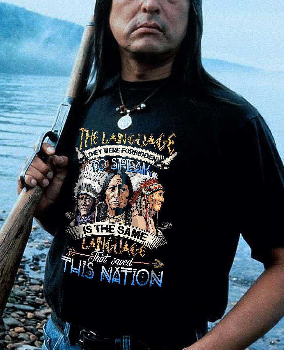 The language they were forbidden to speak is the same language that saved this nation - Native American
