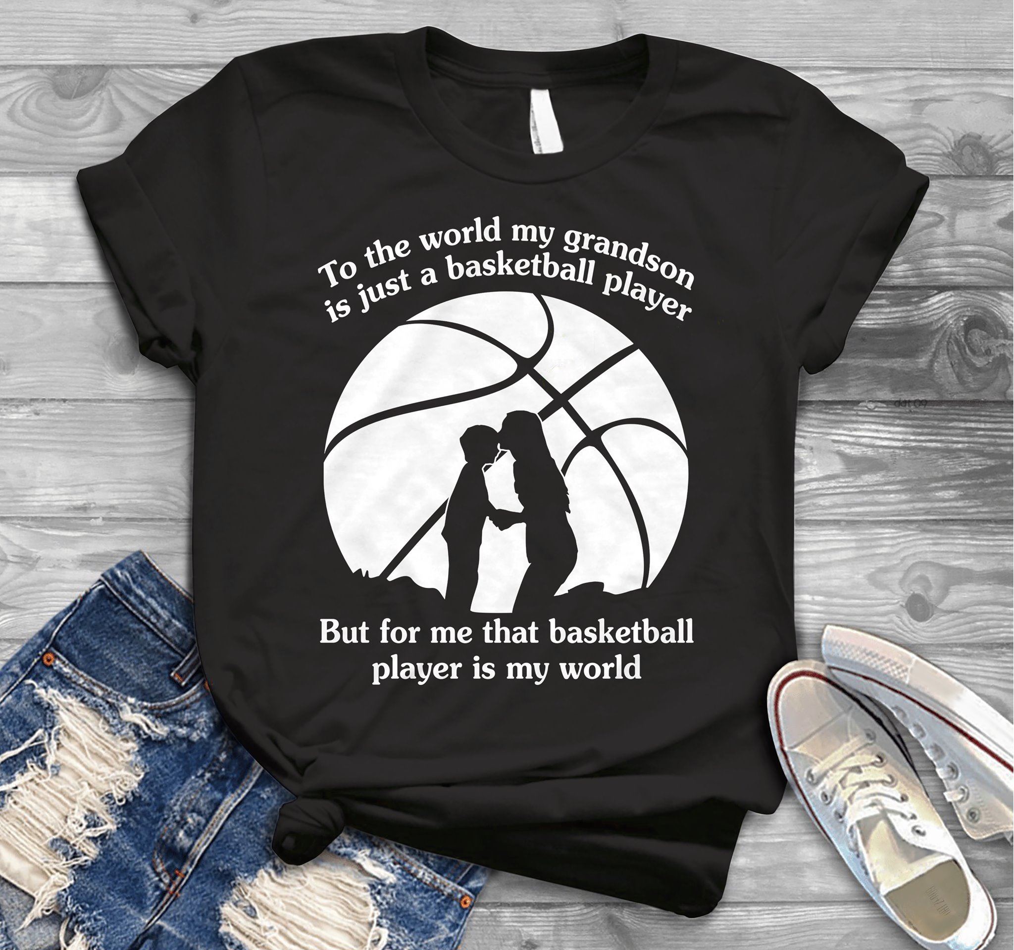 To the world my grandson is just a basketball player but for me that basketball player is my world