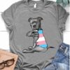 Trans pride - Pitbull dog, dog lover, transgender people