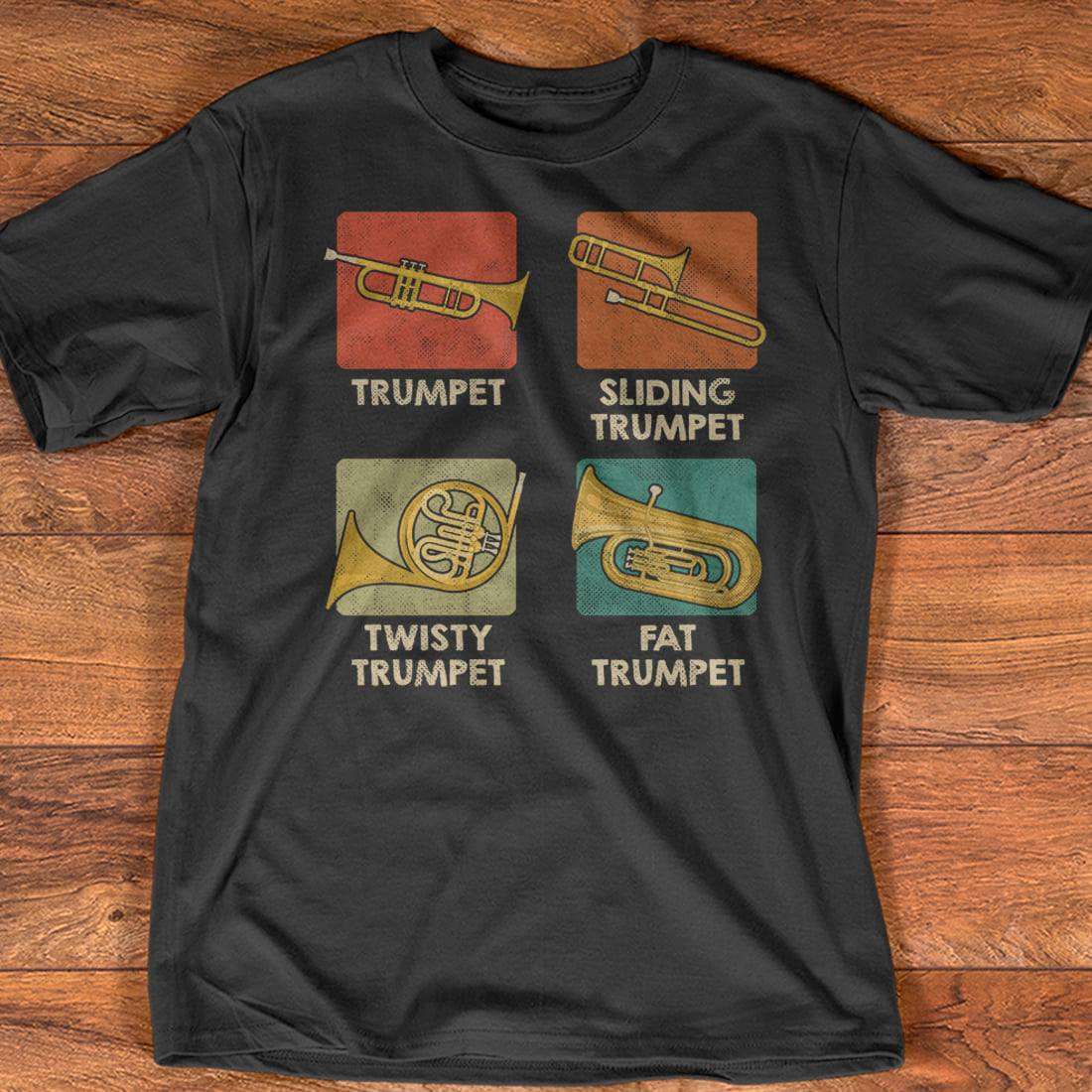 Trumpet, sliding trumpet, twisty trumpet, fat trumpet - Trumpet the instrument