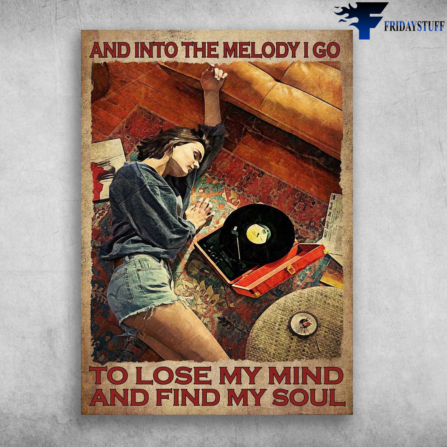 Vinyl Record Girl - And Into The Melody, I Go To Lose My Mind And Find My Soul