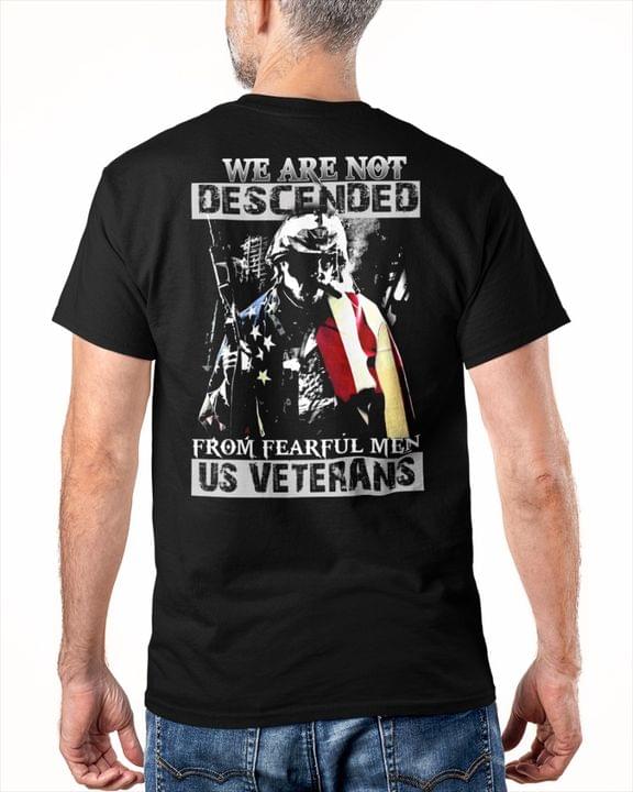 We are not descended from fearful men - US veterans