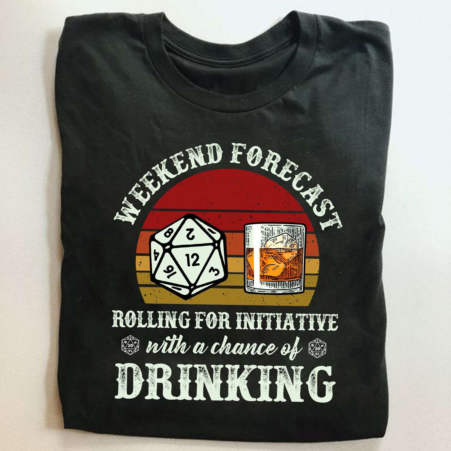 Weekend forecast rolling for initiative with a chance of drinking - D&d game