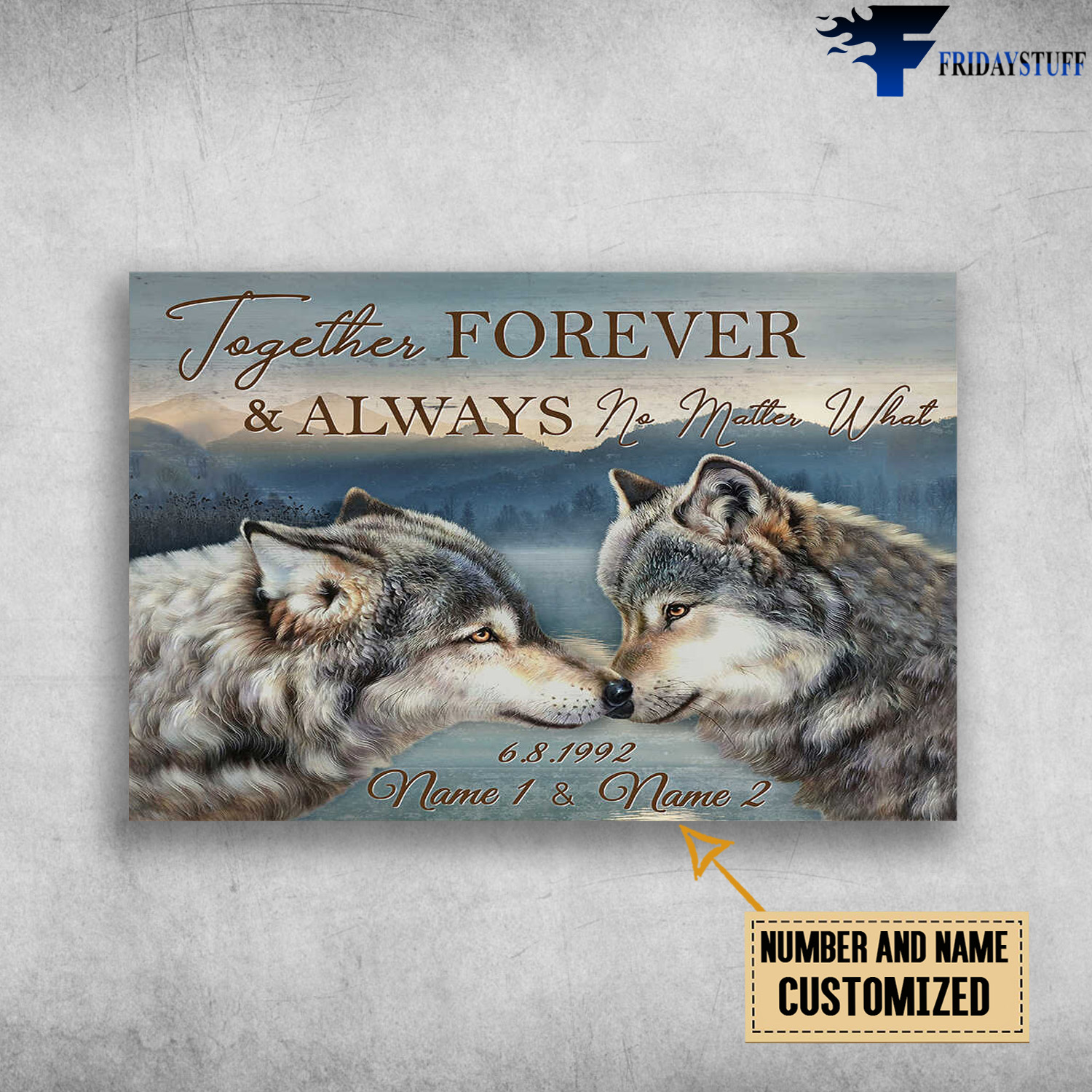 Wolf Couple, Together Forever, And Always No Matter What