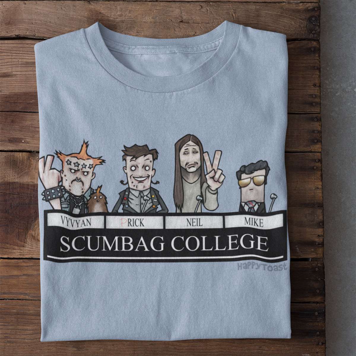 The Young Ones Scumbag College - Scumbag College Vyvyan Rick Neil Mike