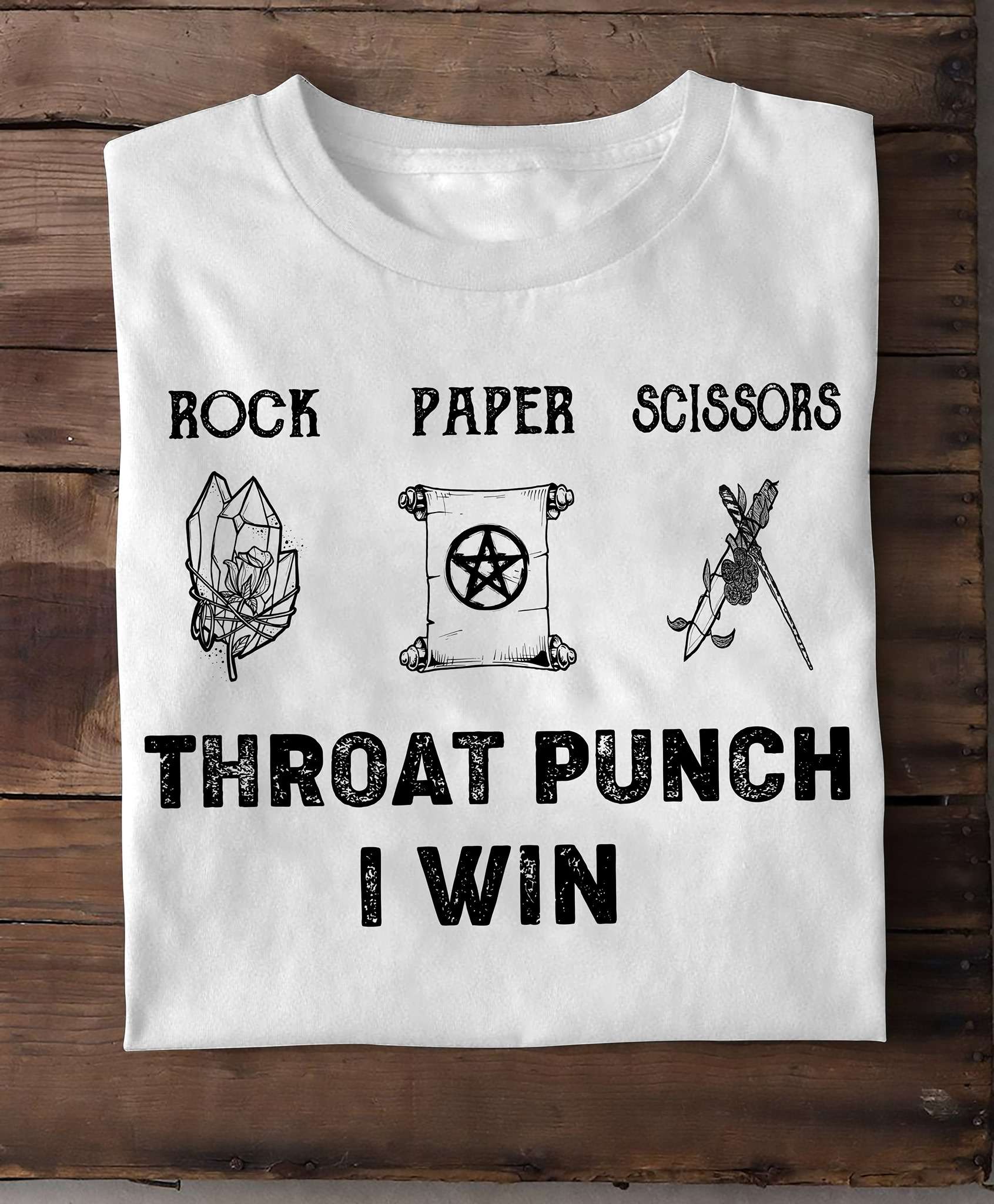 Rock Paper Scissors - Throat punch i win