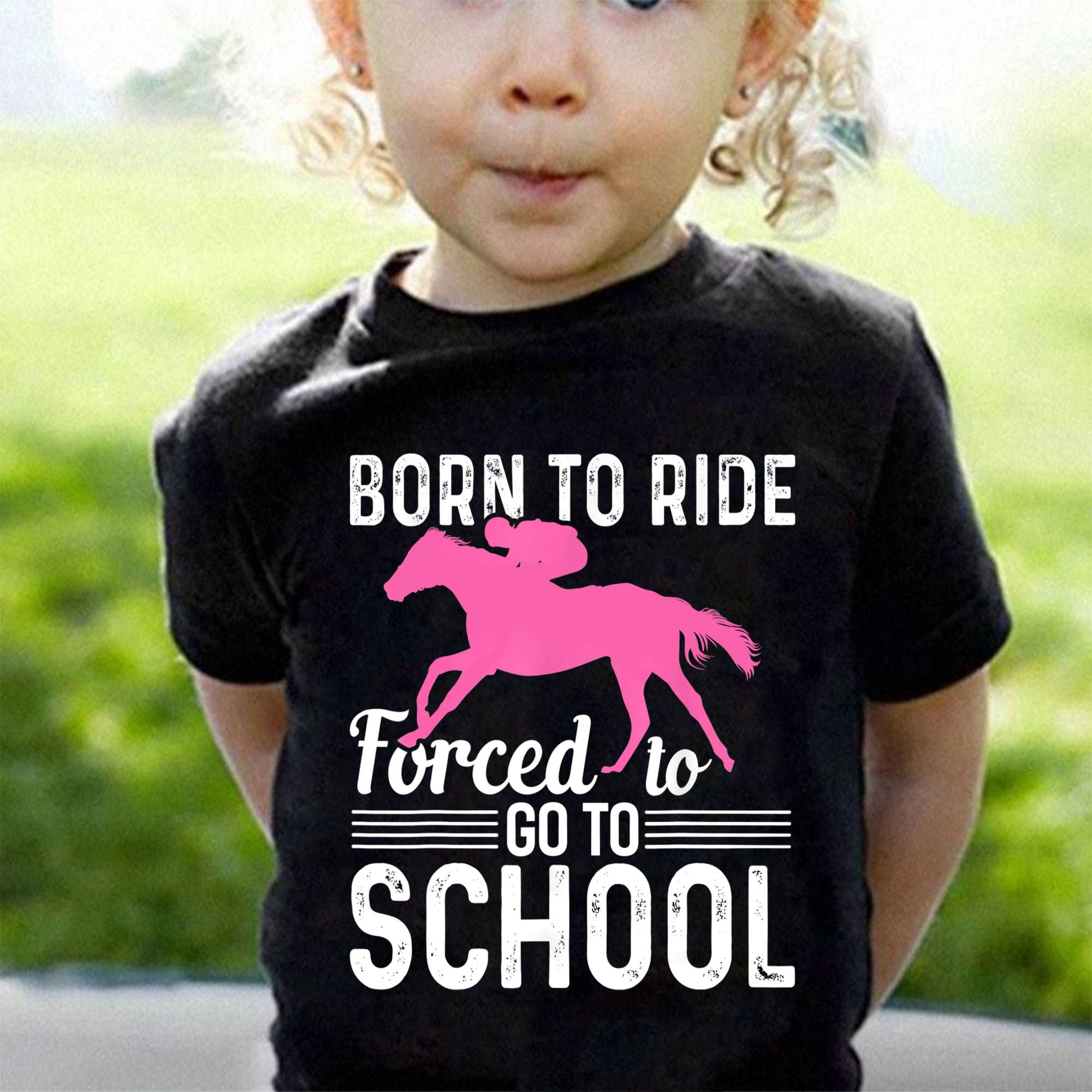 Love Horse - Born to ride forced to go to school