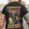 Beer Carpenter Skull - Carpenter the devil whispered to me i'm coming for you whispered back bring beer