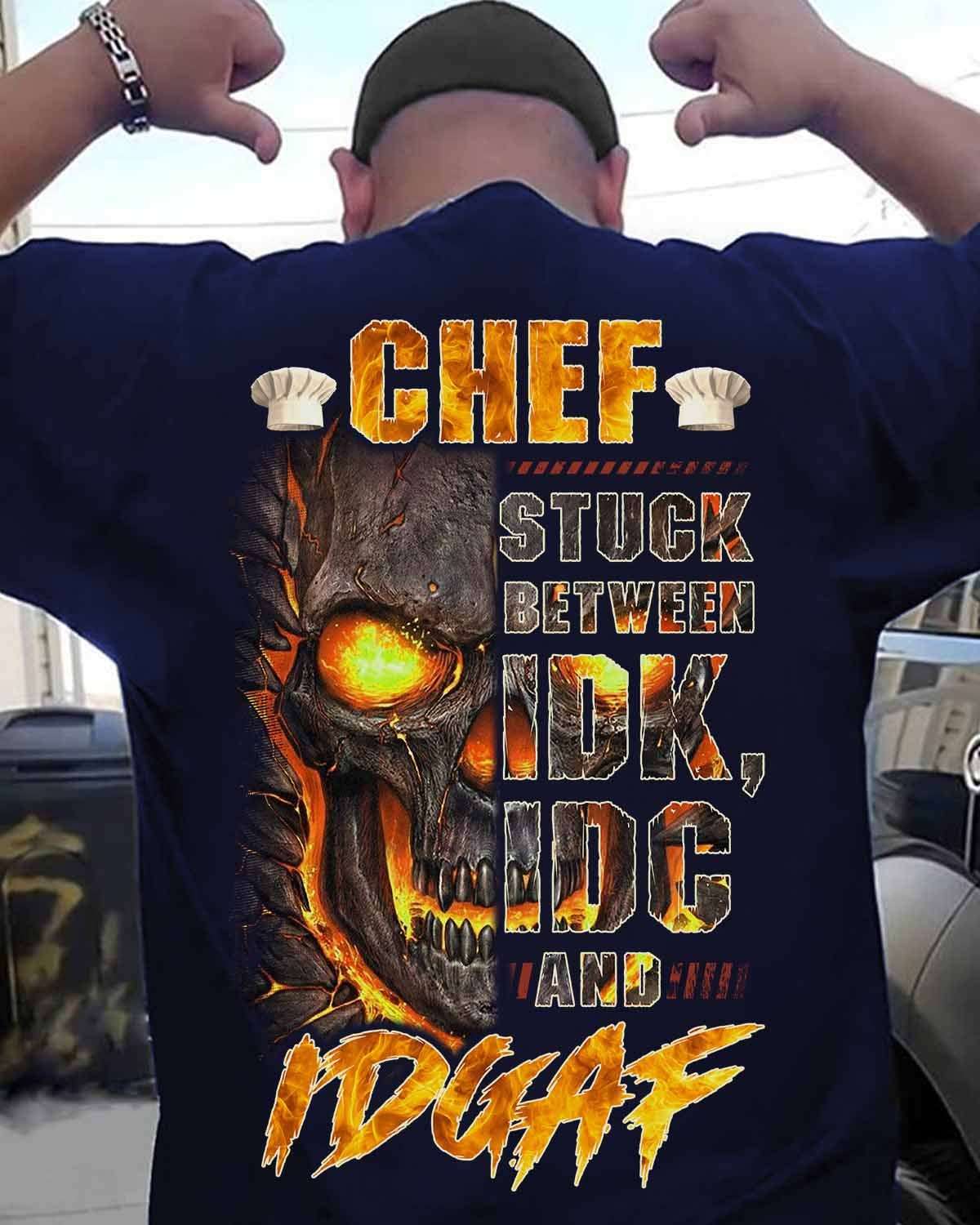 Skull Chef - Chef stuck between idk, idc and idgaf