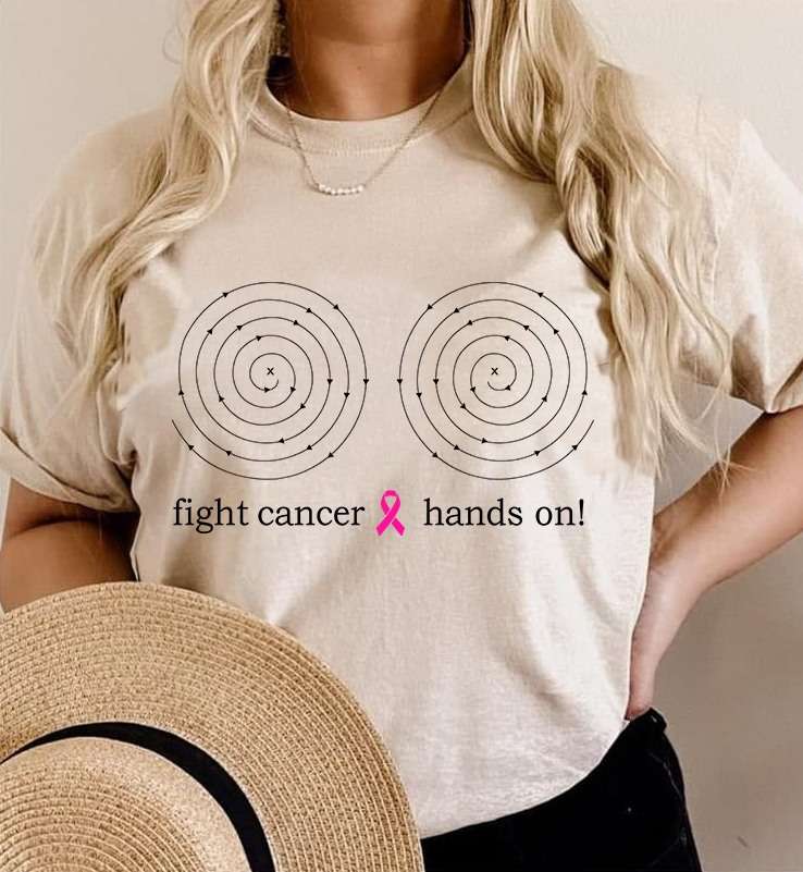 Ribbon Awareness - Fight cancer hands on