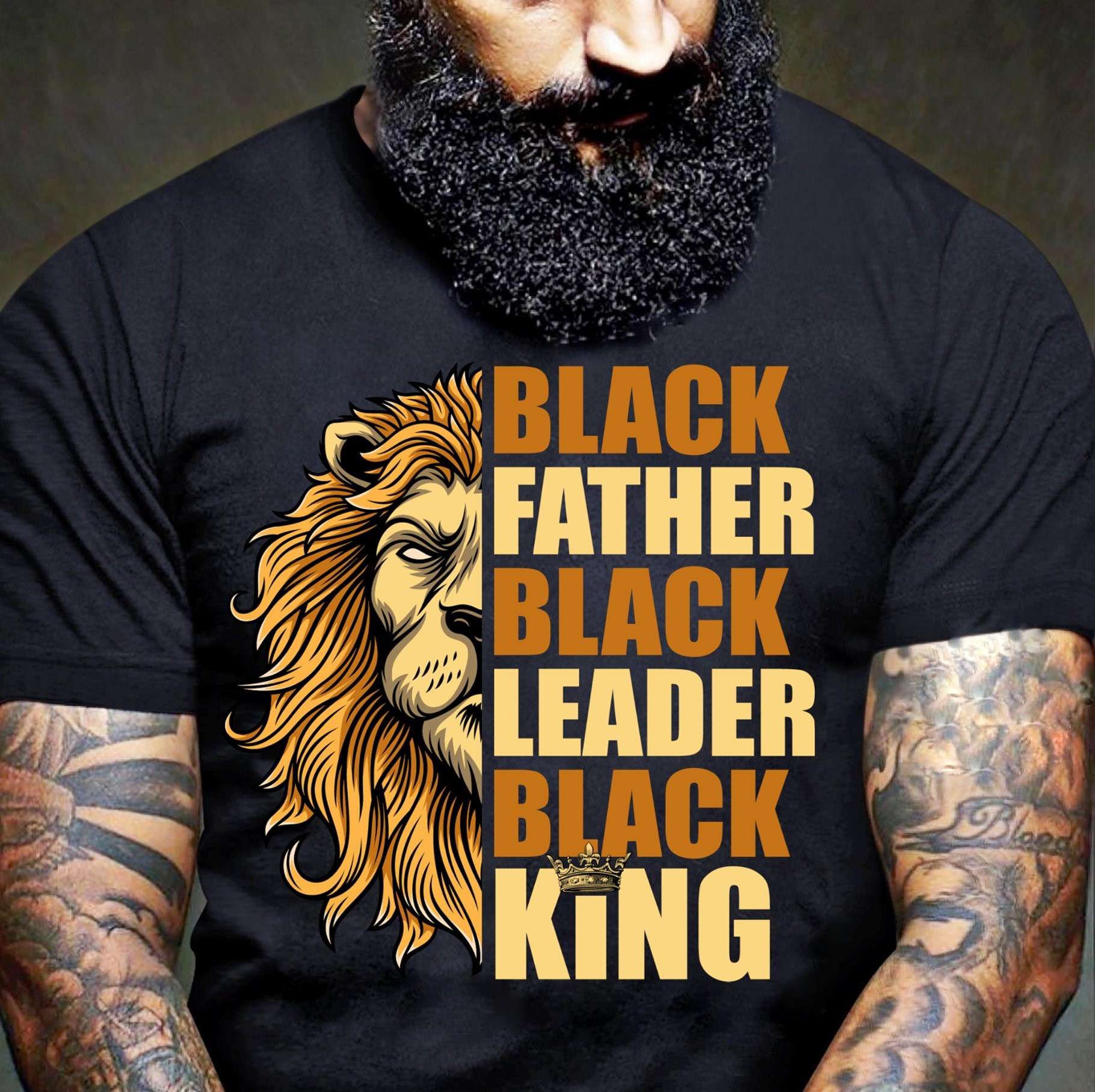 Lion King - Black father black leader black king