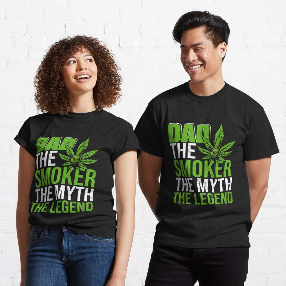 Cannabis Leaves - Dad the smoker the myth the legend