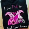 Breast Cancer Rugby Girl - I wear pink for breast cancer awareness