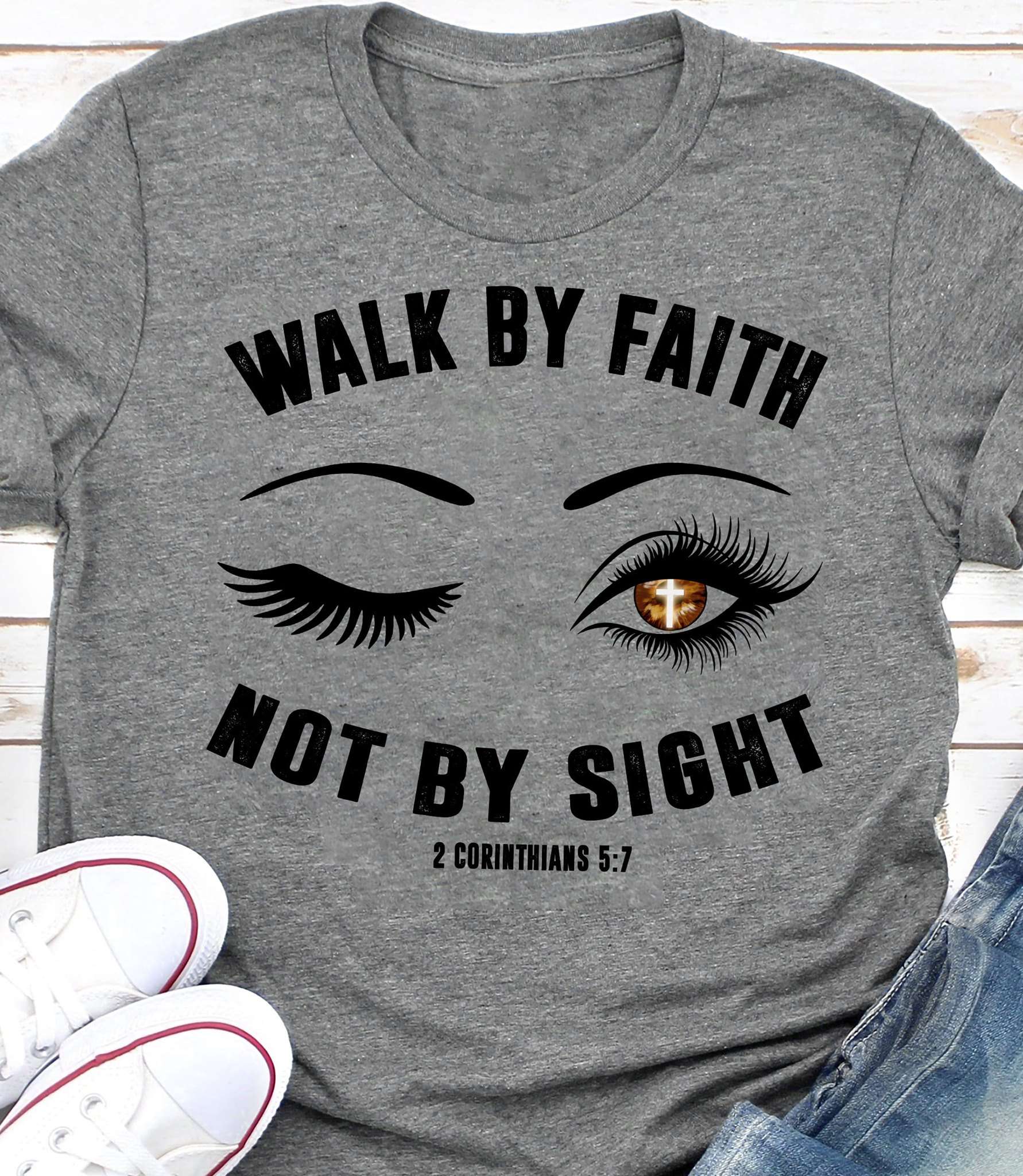 God's Cross Eye - Walk by faith not by sight