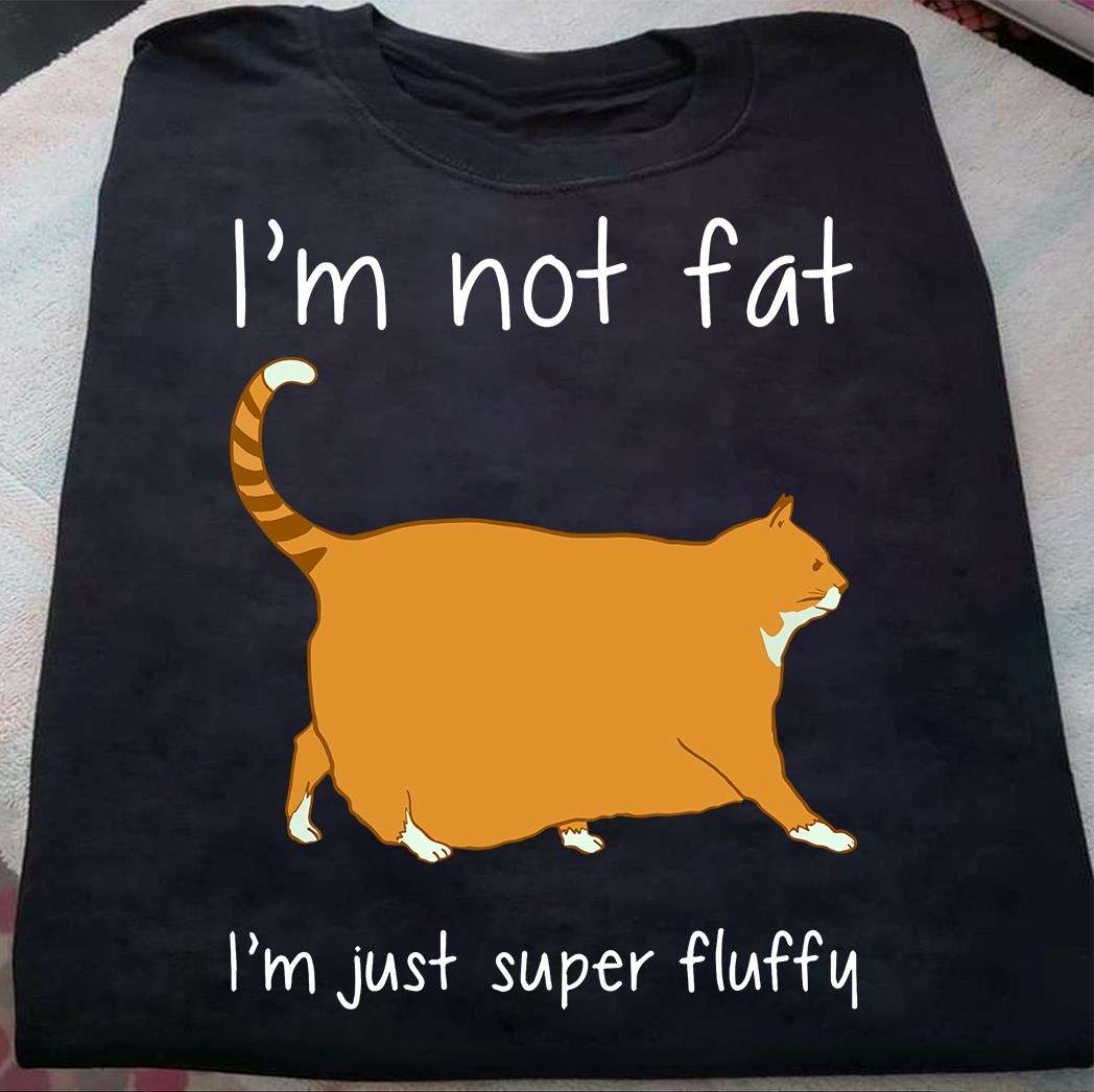 Fat Cat - I'm not fat i'm just super fluffy