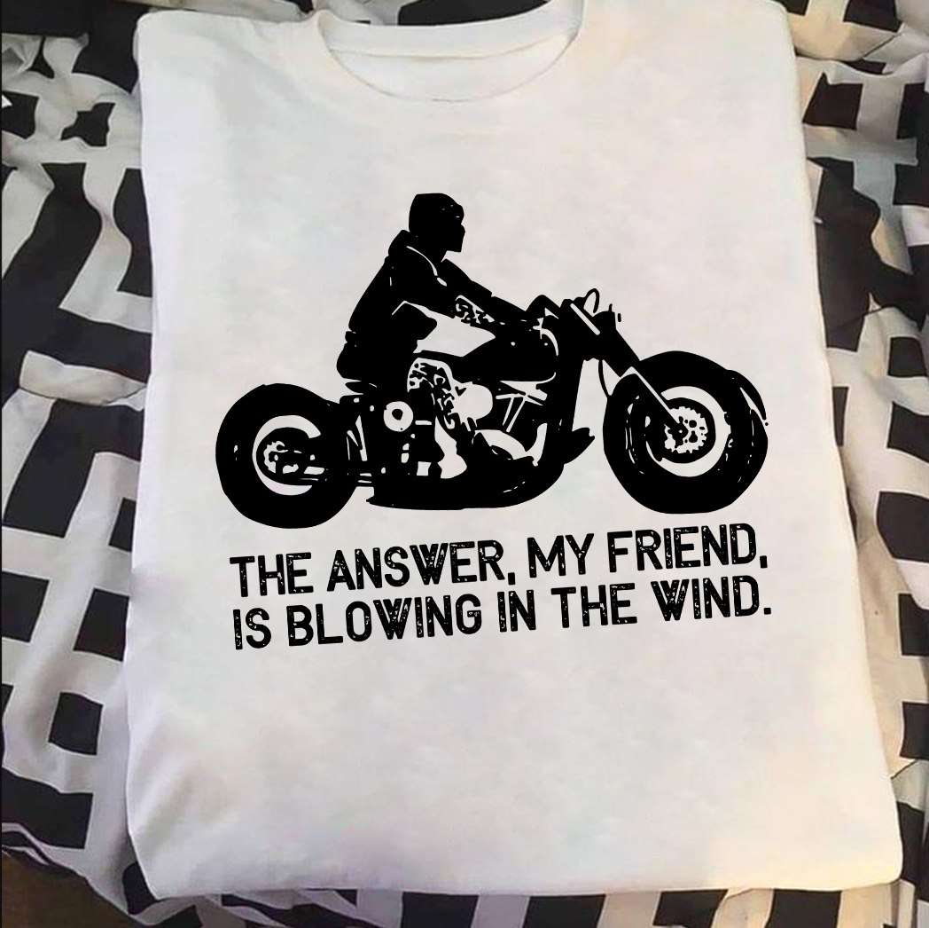 Man Riding - The answer my friend is blowing in the wind