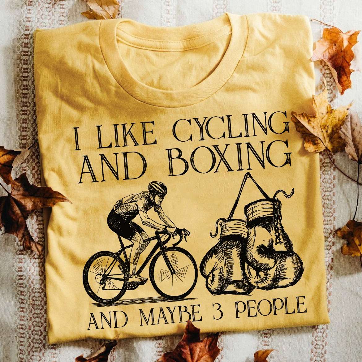 Cycling Boxing - I like cycling and boxing and maybe 3 people
