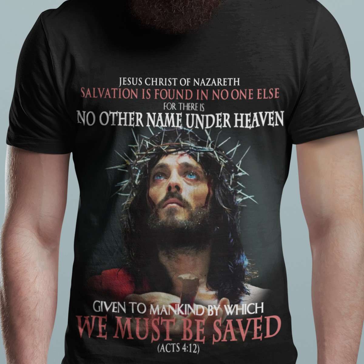 Jesus christ of nazareth salvation is found in no one else for there is no other name under heaven