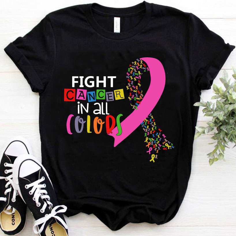 Ribbon Awareness - Fight cancer in all colors