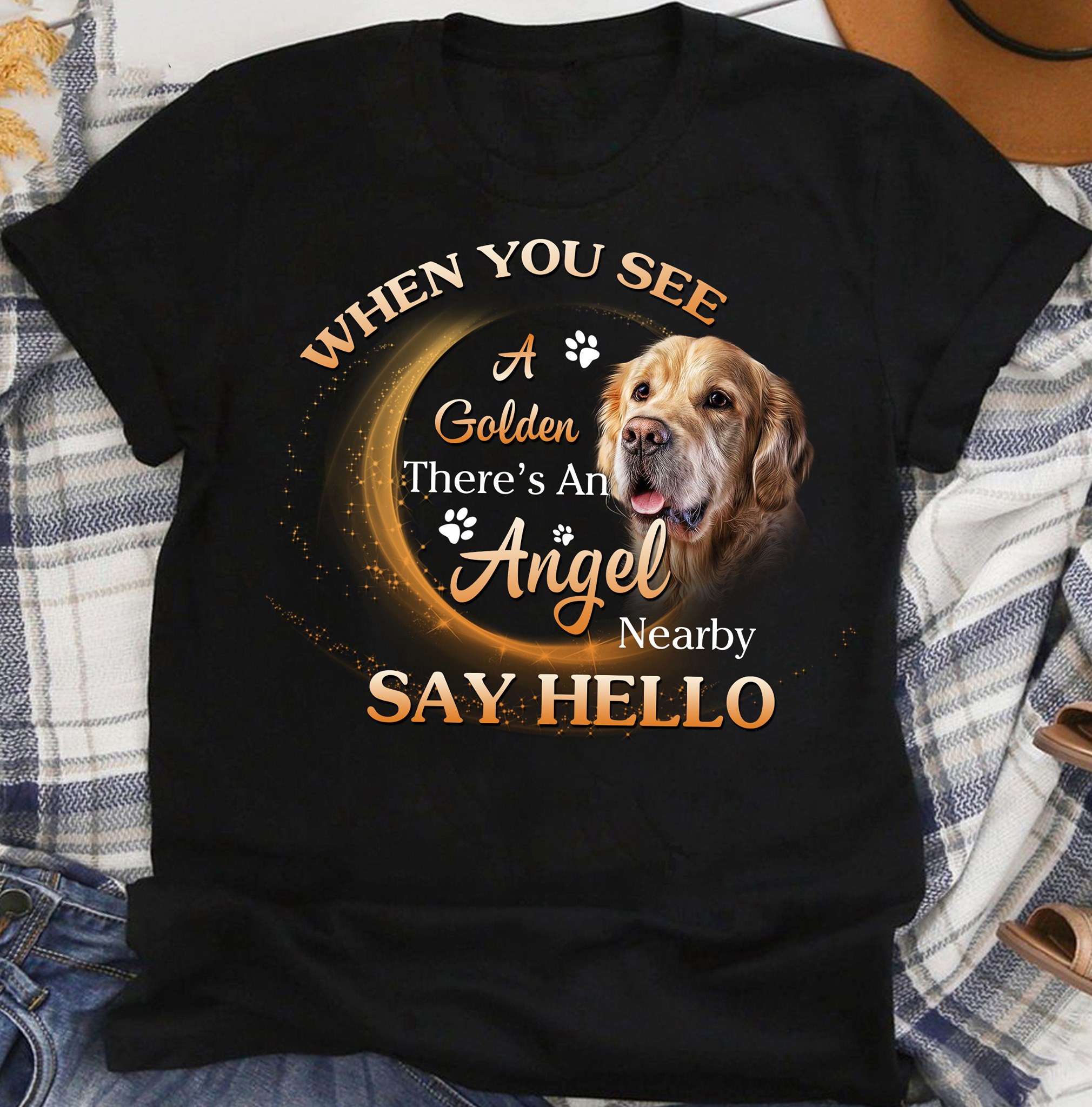 Golden Retriever - When you see a golden there's an angel nearby say hello