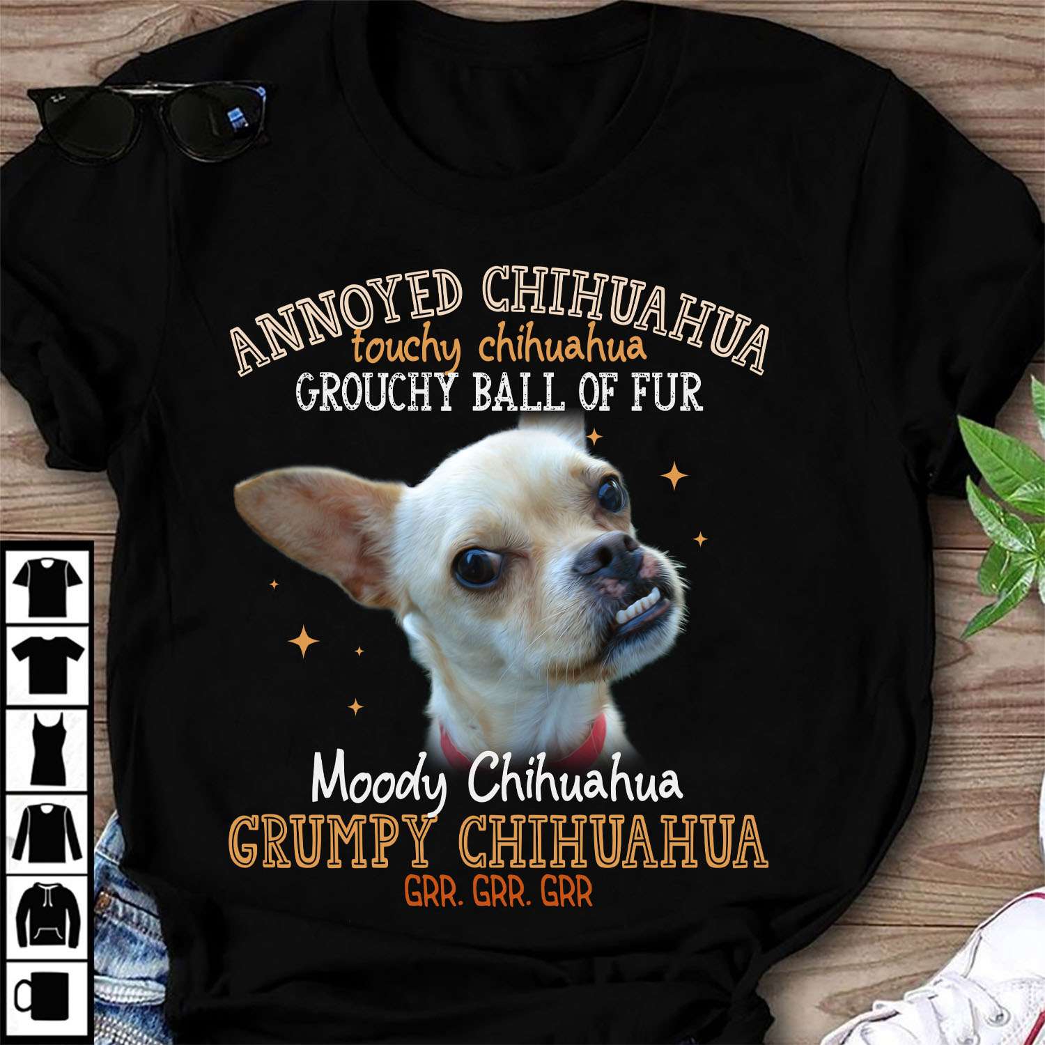 Grumpy Chihuahua - Annoyed chihuahua fouchy chihuahua grouchy ball of fur moody chihuahua grumpy chihuahua
