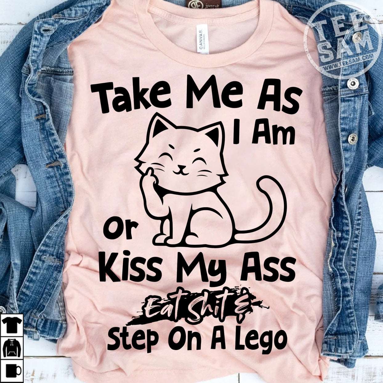 Bad Cat - Take me as i am or kiss amy ass eat shit and step on a lego