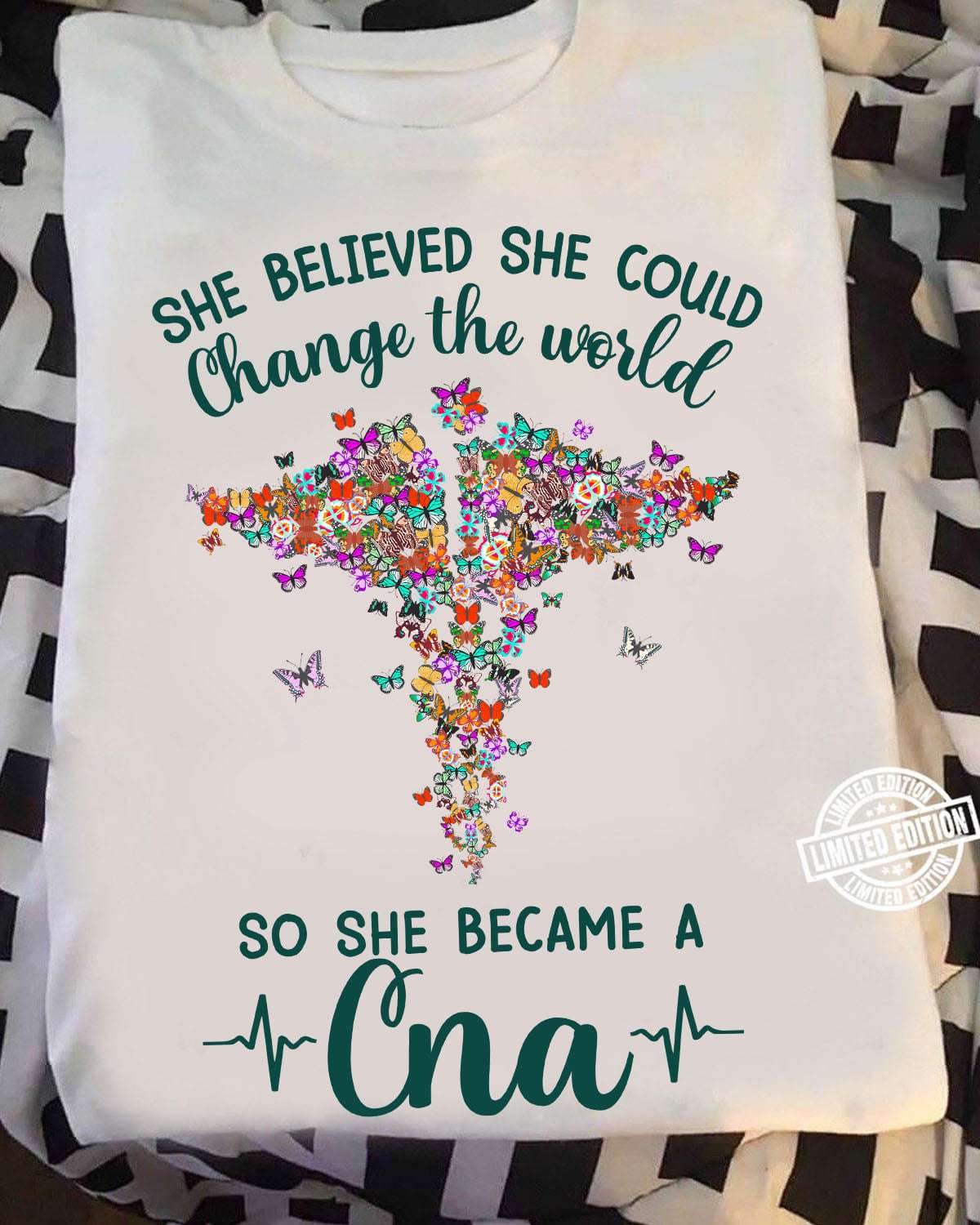 Flower CNA - She believed she could change the world so she became a CNA