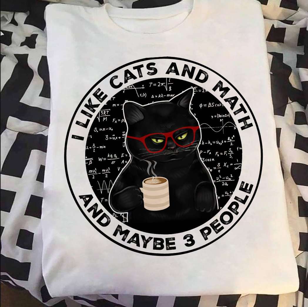 Black Cat Coffee - I like cats and math and maybe 3 people