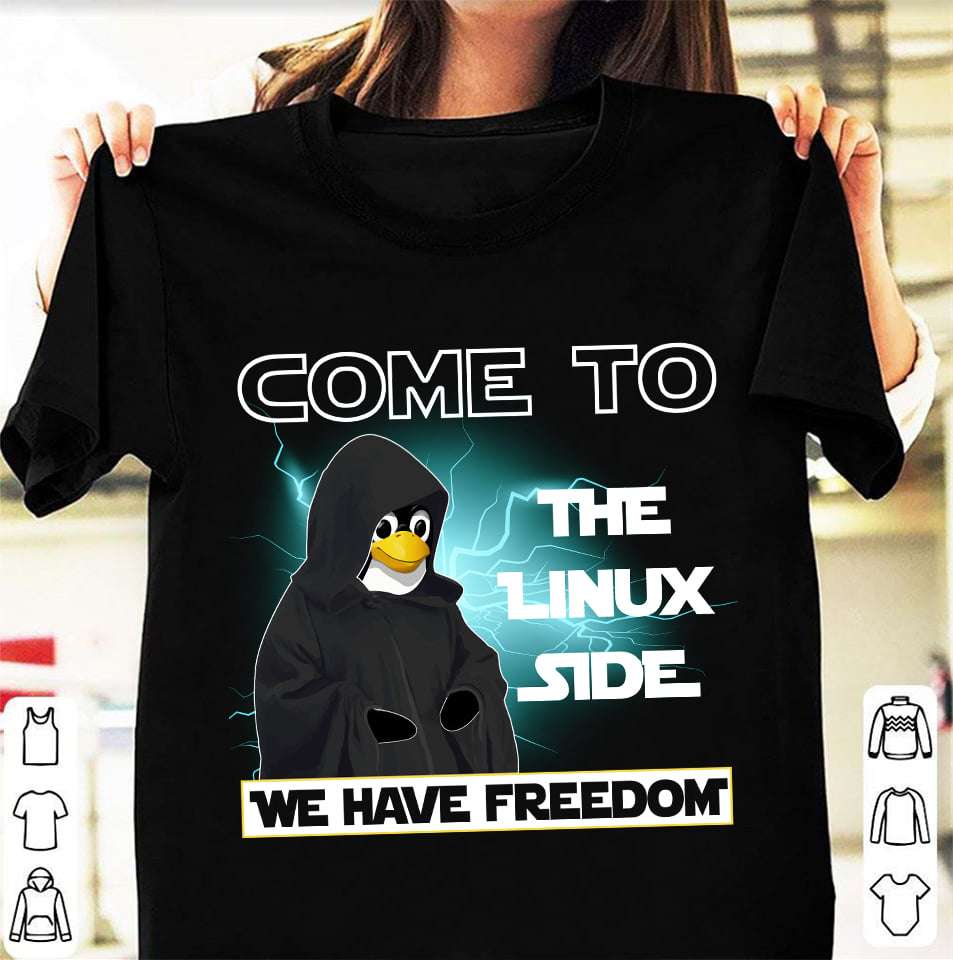 Come tux side we have freedomo the lin
