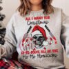 Santa Claus Skull - All i want for christmas is to solve all of the ho ho homicides