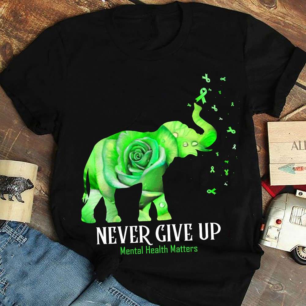 Green Elephant Mental Health - Never give up mental health matters