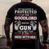 My daughter is protected by the goodlord and my gun you'll meet them if you mess wiith her