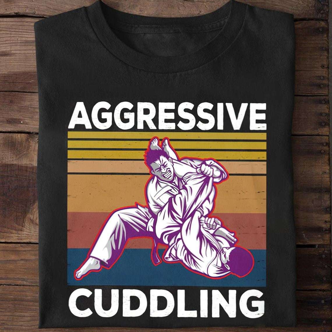 Aggressive cuddling - Judo man cuddling, Judo the kungfu