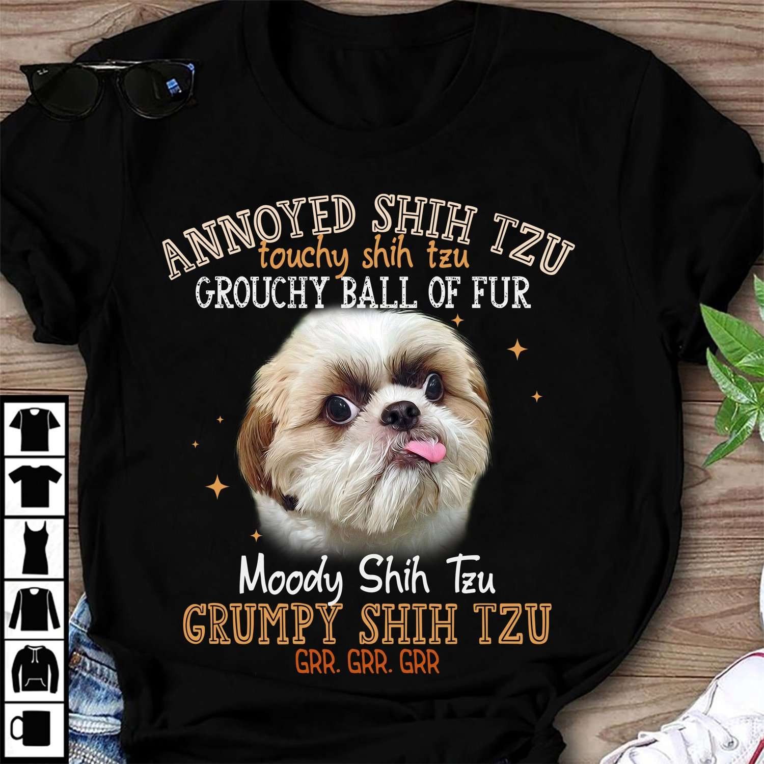 Annoyed Shih Tzu touchy Shih Tzu grouchy ball of fur moody Shih Tzu - Shih Tzu dog