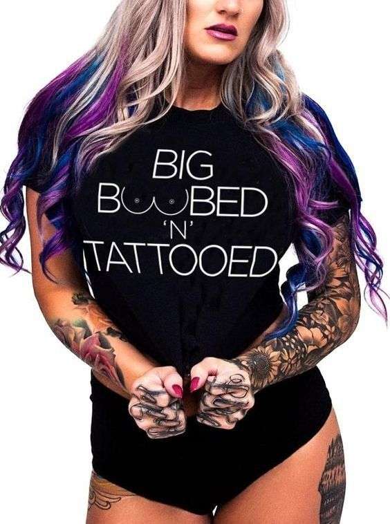 Big boobed n tattooed - Boob lover, tattoo person