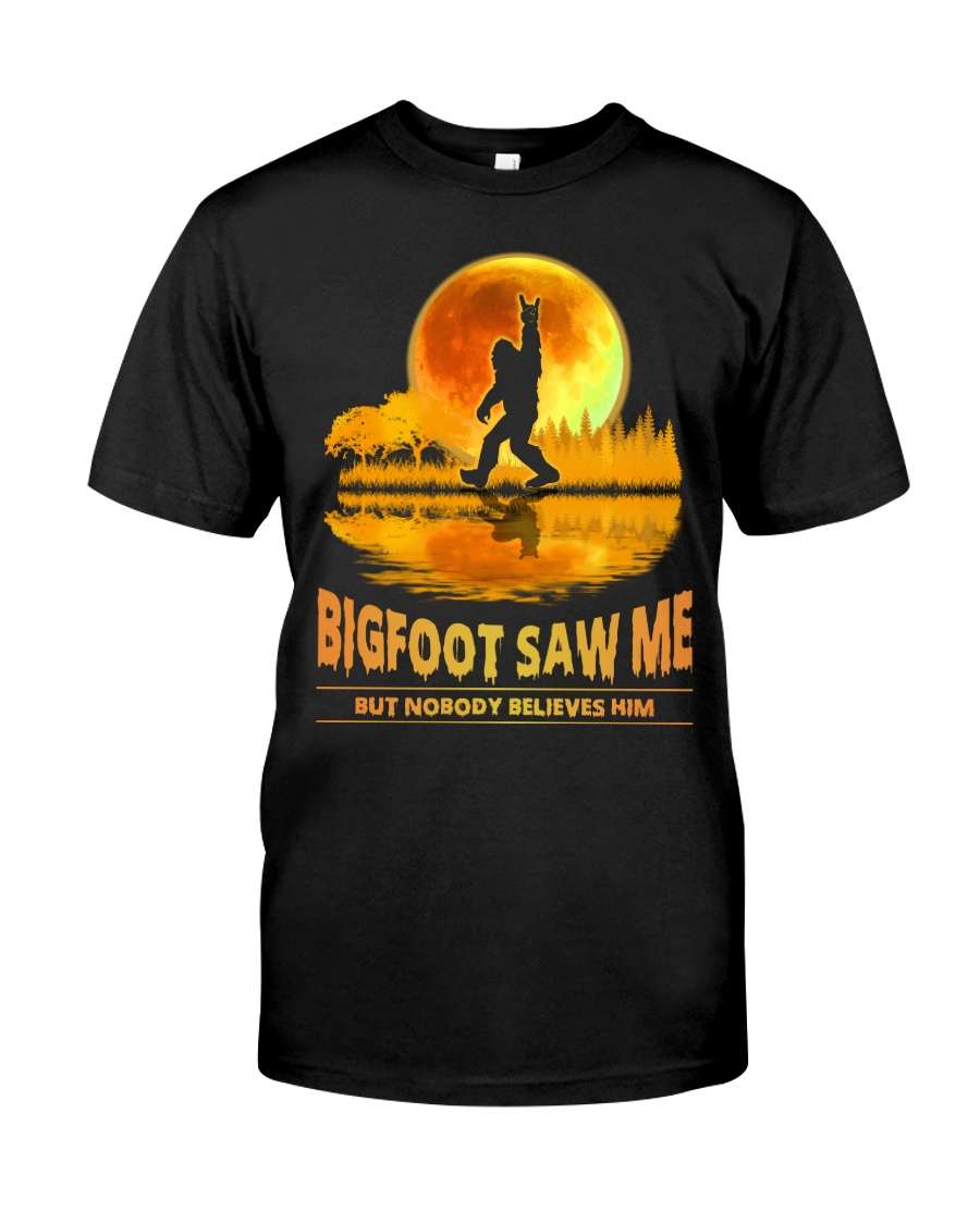 Bigfoot saw me but nobody believes him - Bigfoot the moon