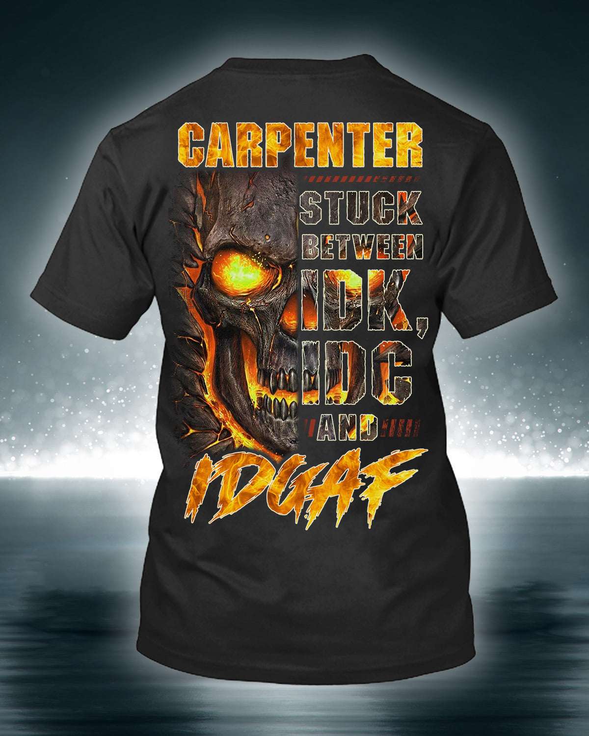 Carpenter stuck between IDK, IDC and IDGAF - Flame evil