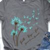 Faith hope love - Ovarian cancer awareness, dandelion flower