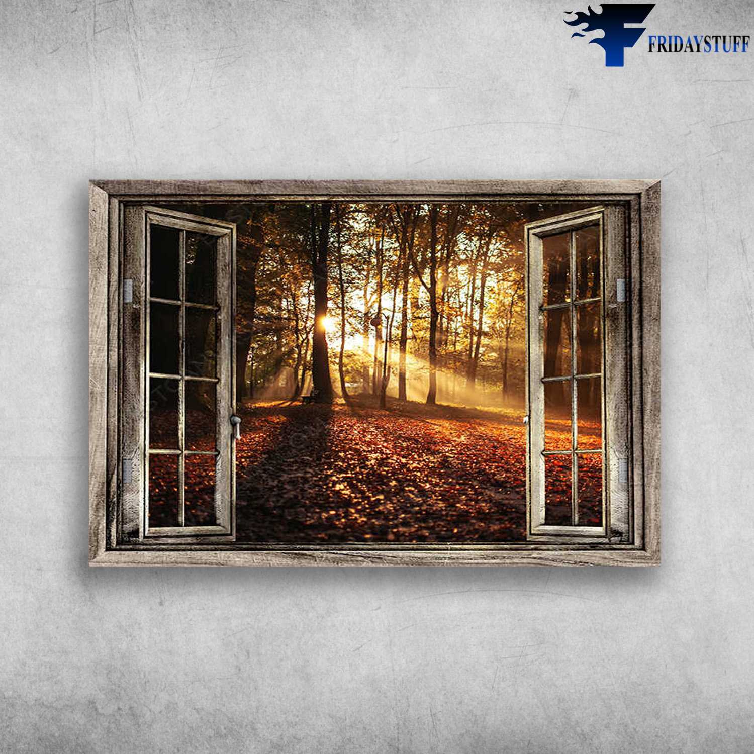 Forest Window - Forest Dawn Scene