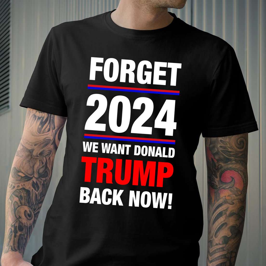 Forget 2024 we want Donald Trump back now - America president