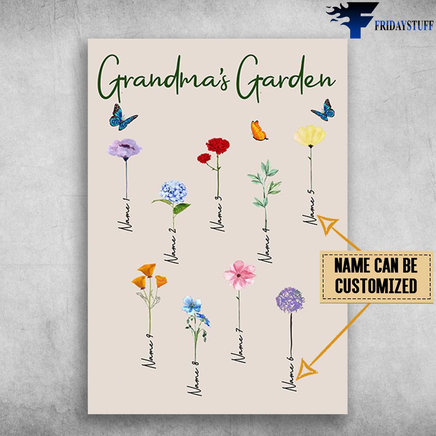 Grandma's Garden, Butterfly Flower